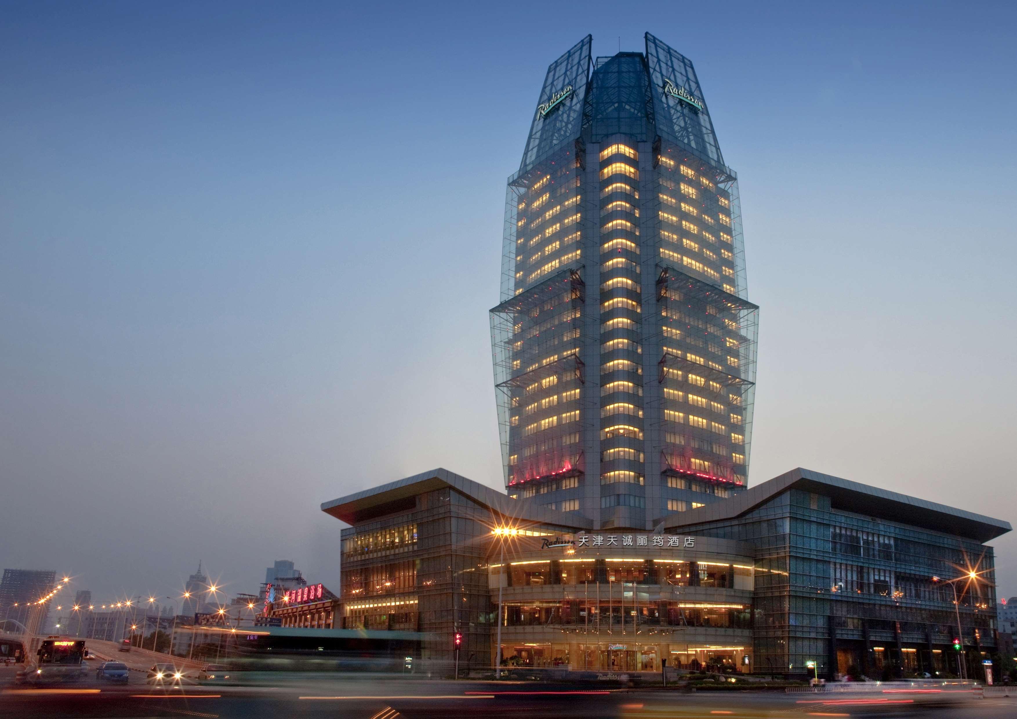 Hotel Radisson Tchien-ťin Exteriér fotografie